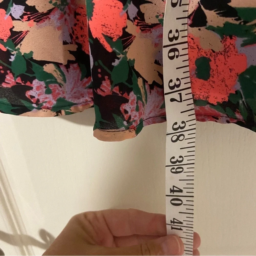 J. Crew Mercantile Black and Orange Sleeveless Midi Sundress